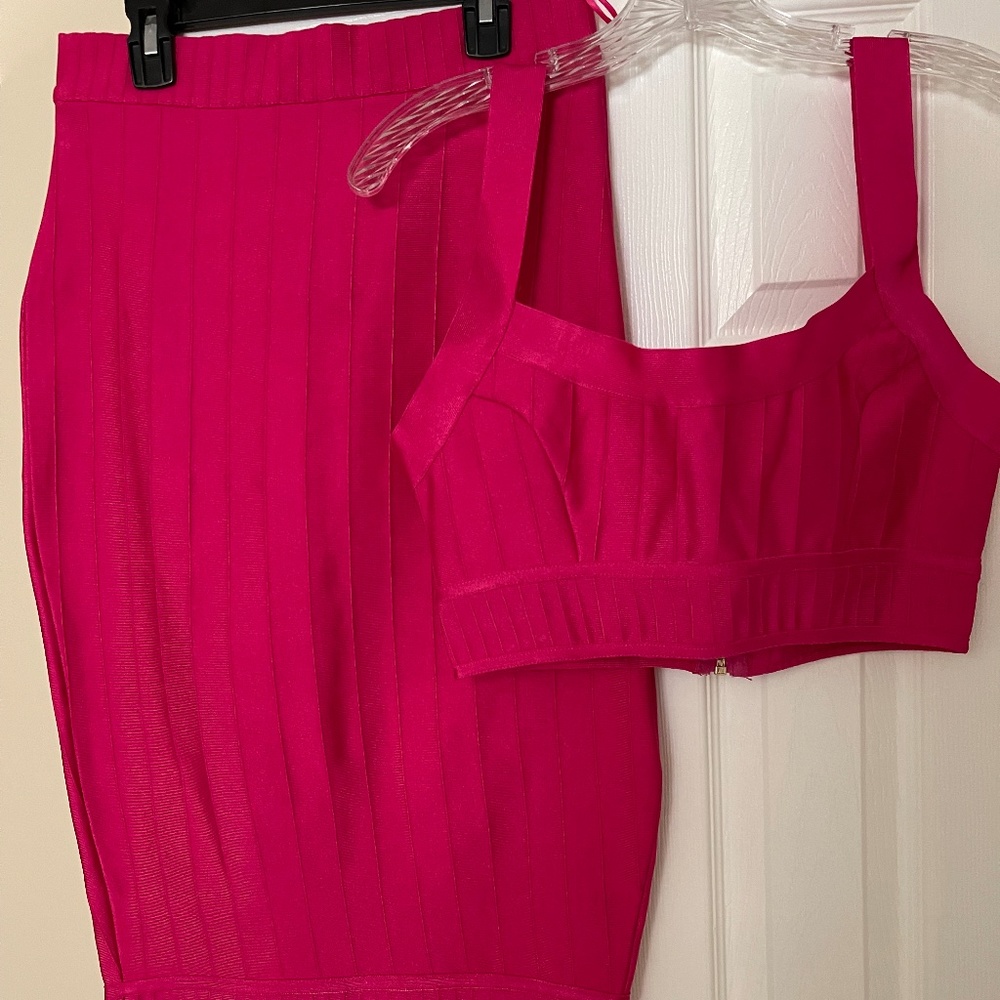 by the way (Revolve) Crop Top and Skirt